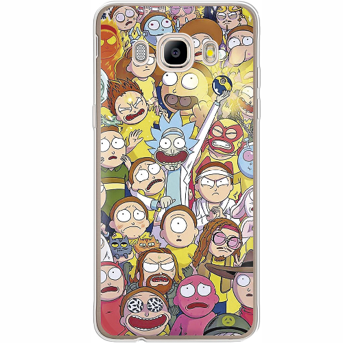 Чехол BoxFace Samsung J710 Galaxy J7 2016 Rick and Morty все герои