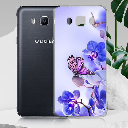 Чехол BoxFace Samsung J710 Galaxy J7 2016 Orchids and Butterflies