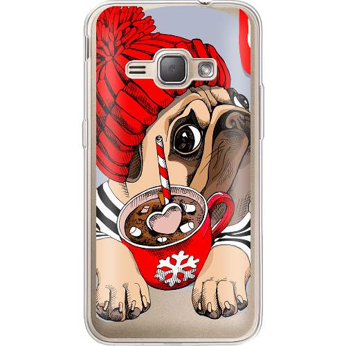 Чехол BoxFace Samsung J120H Galaxy J1 2016 Winter Puggy