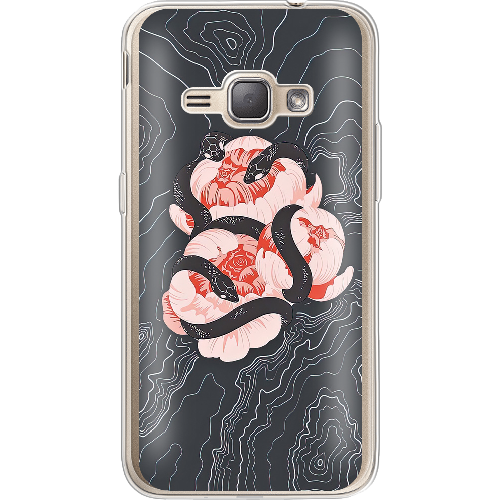 Чехол BoxFace Samsung J120H Galaxy J1 2016 Snake Rose