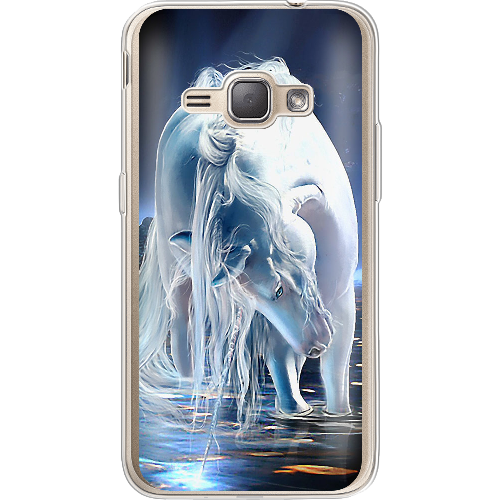 Чехол BoxFace Samsung J120H Galaxy J1 2016 White Horse