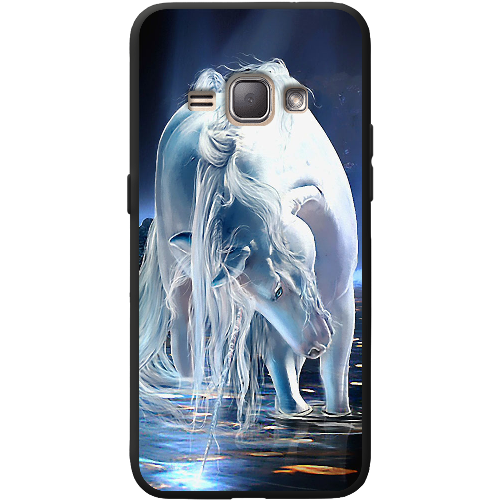 Чехол BoxFace Samsung J120H Galaxy J1 2016 White Horse