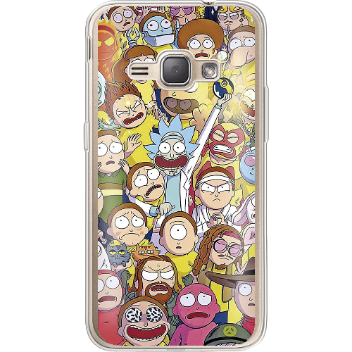 Чехол BoxFace Samsung J120H Galaxy J1 2016 Rick and Morty все герои