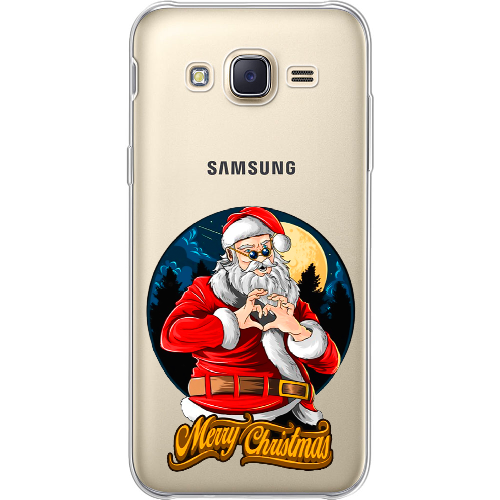 Чехол BoxFace Samsung J500H Galaxy J5 Cool Santa and heart