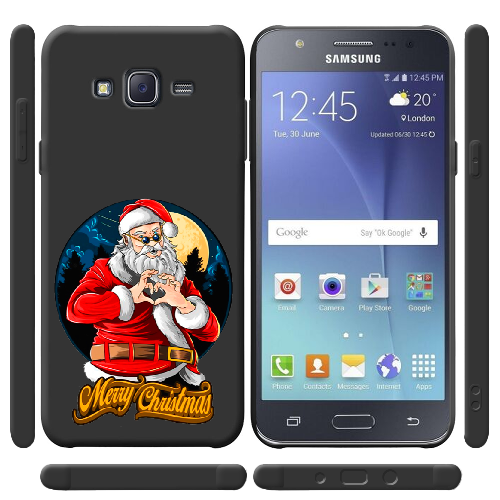 Чехол BoxFace Samsung J500H Galaxy J5 Cool Santa and heart