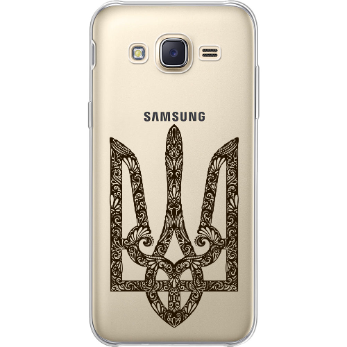 Чехол BoxFace Samsung J500H Galaxy J5 Ukrainian Black Trident