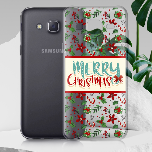 Чехол BoxFace Samsung J500H Galaxy J5 Vintage Christmas Congratulation