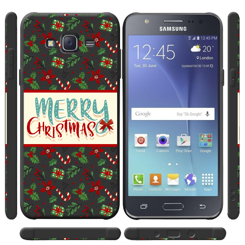 Чехол BoxFace Samsung J500H Galaxy J5 Vintage Christmas Congratulation