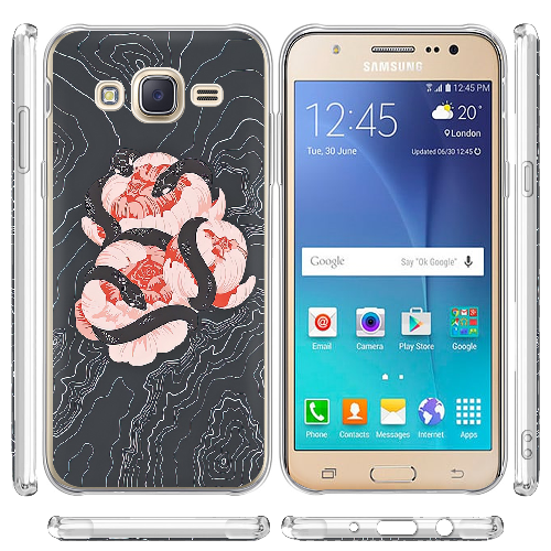 Чехол BoxFace Samsung J500H Galaxy J5 Snake Rose