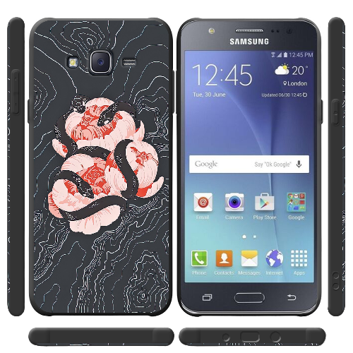 Чехол BoxFace Samsung J500H Galaxy J5 Snake Rose