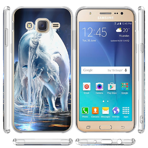 Чехол BoxFace Samsung J500H Galaxy J5 White Horse