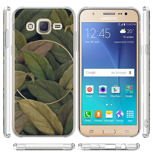 Чехол BoxFace Samsung J500H Galaxy J5 Green Leaf