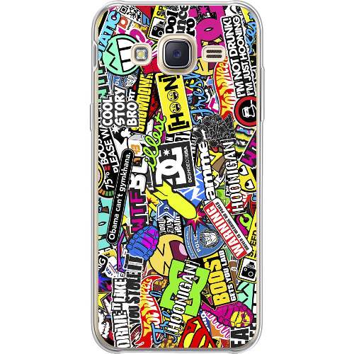 Чехол BoxFace Samsung J500H Galaxy J5 Multicolored Inscriptions