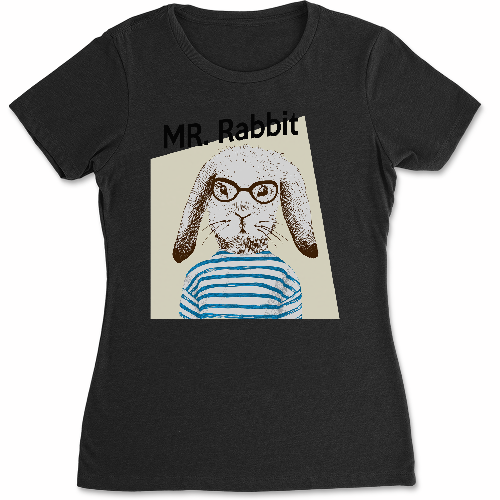 Женская футболка Mr Rabbit