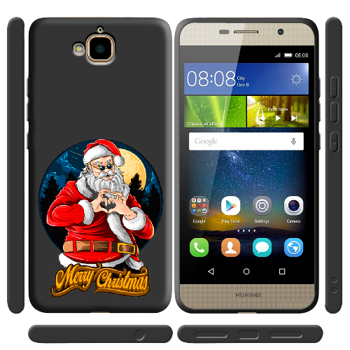 Чехол Boxface Huawei Y6 Pro Cool Santa and heart