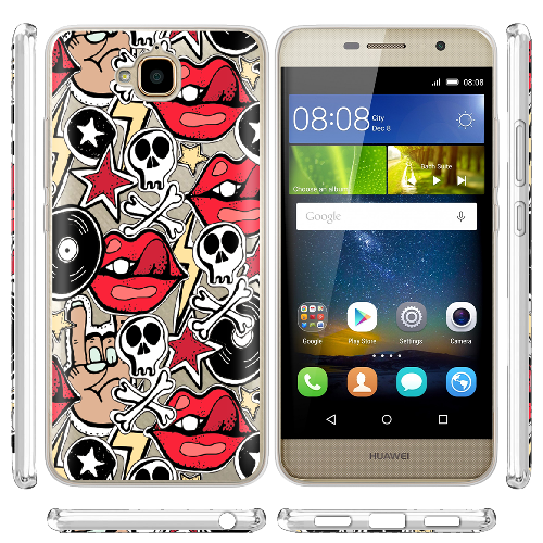 Чехол Boxface Huawei Y6 Pro Rock Graffiti