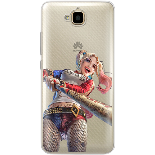 Чехол Boxface Huawei Y6 Pro Happy Harley Quinn