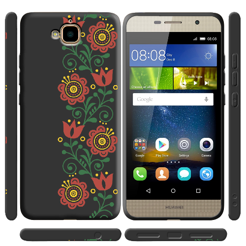 Чехол Boxface Huawei Y6 Pro Ethno Flower