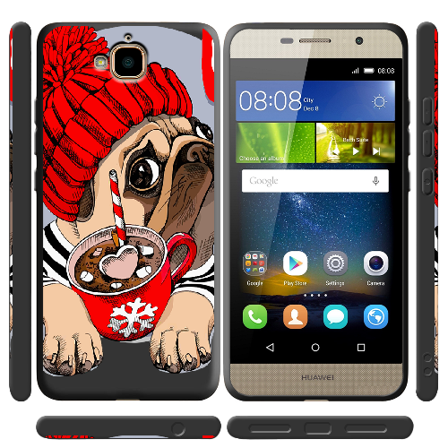 Чехол Boxface Huawei Y6 Pro Winter Puggy