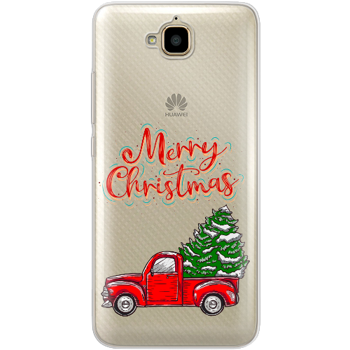 Чехол Boxface Huawei Y6 Pro Holiday Car Merry Christmas