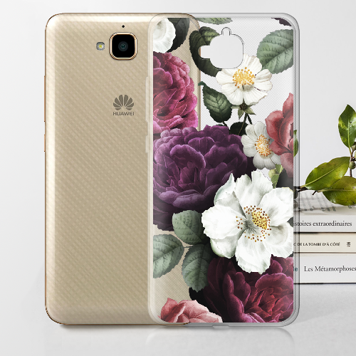 Чехол Boxface Huawei Y6 Pro Цветочные Темные Сны