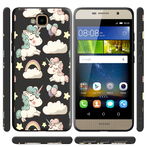 Чехол Boxface Huawei Y6 Pro Unicorns