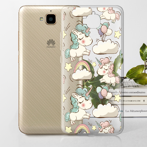 Чехол Boxface Huawei Y6 Pro Unicorns