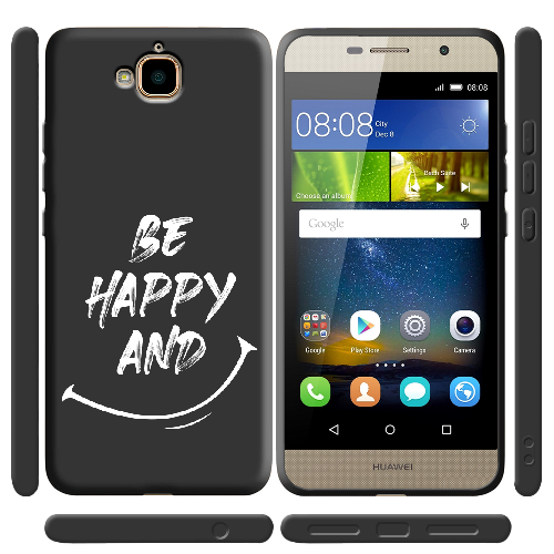 Чехол Boxface Huawei Y6 Pro be happy and