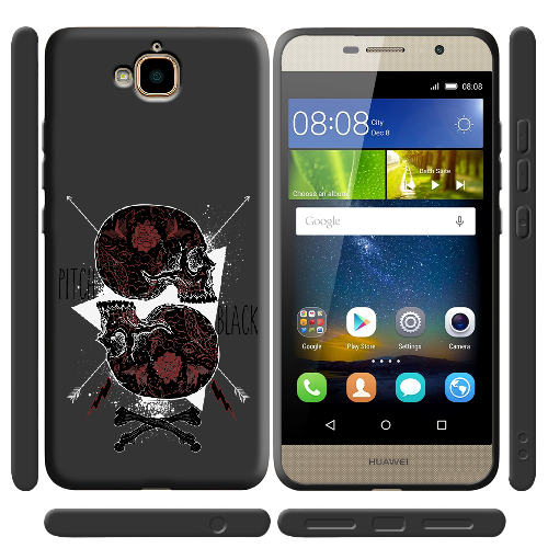 Чехол Boxface Huawei Y6 Pro Pitch black