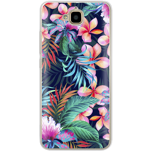 Чехол Boxface Huawei Y6 Pro flowers in the tropics