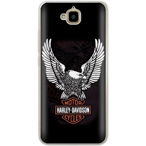 Чехол Boxface Huawei Y6 Pro Harley Davidson and eagle