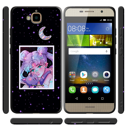 Чехол Boxface Huawei Y6 Pro Sailor Moon night