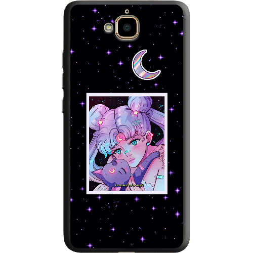 Чехол Boxface Huawei Y6 Pro Sailor Moon night