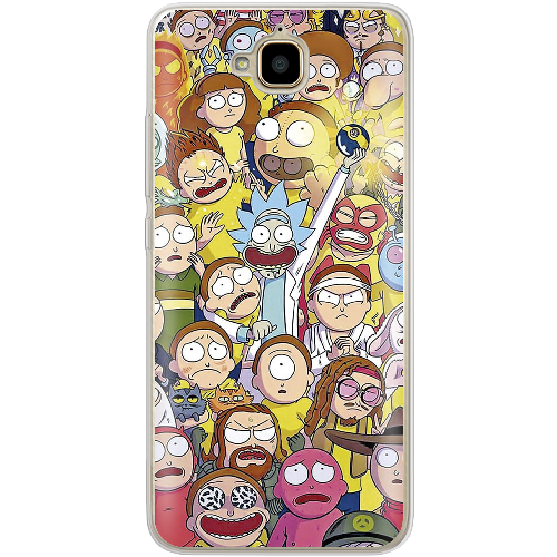 Чехол Boxface Huawei Y6 Pro Rick and Morty все герои