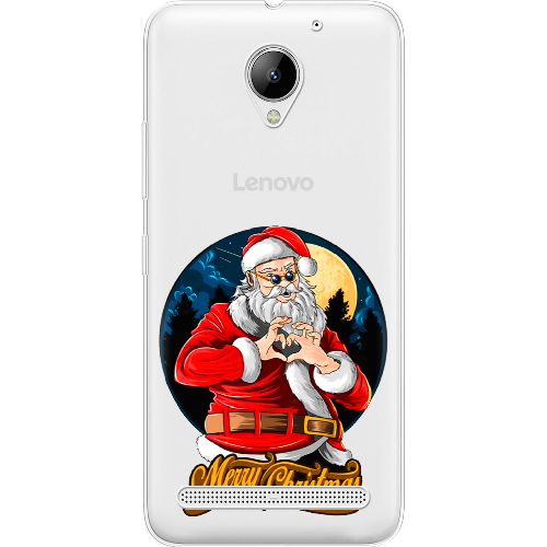 Чехол BoxFace Lenovo C2 K10a40 Cool Santa and heart