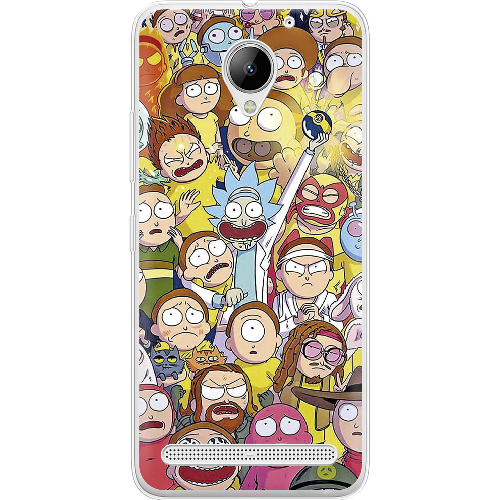 Чехол BoxFace Lenovo C2 K10a40 Rick and Morty все герои