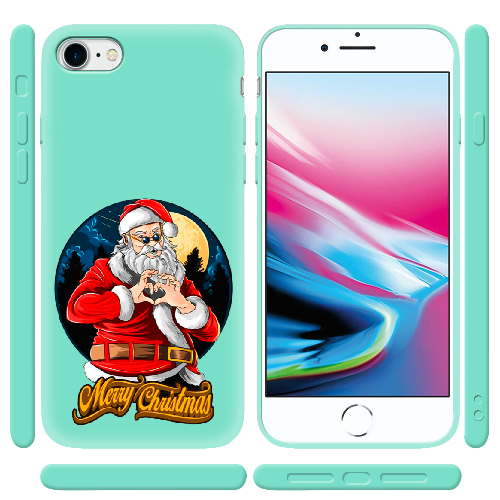 Чехол BoxFace Apple iPhone 7/8 SE  2020 Cool Santa and heart