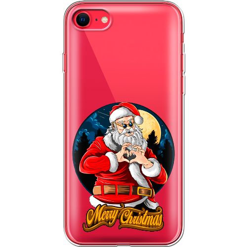 Чехол BoxFace Apple iPhone 7/8 SE  2020 Cool Santa and heart