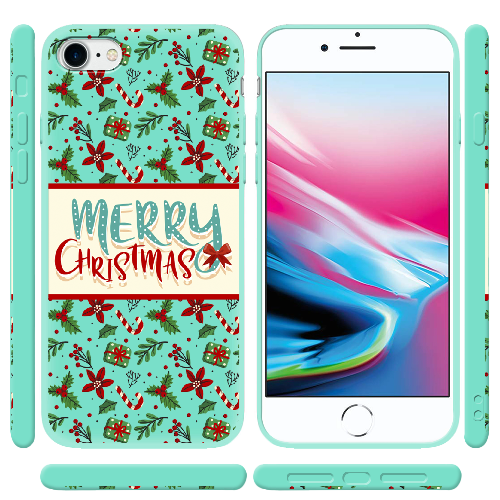 Чехол BoxFace Apple iPhone 7/8 SE  2020 Vintage Christmas Congratulation