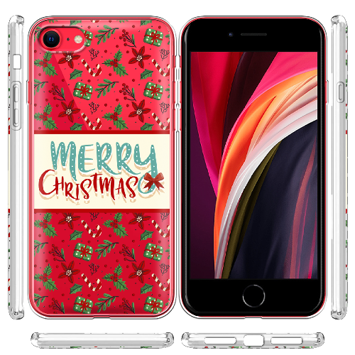 Чехол BoxFace Apple iPhone 7/8 SE  2020 Vintage Christmas Congratulation