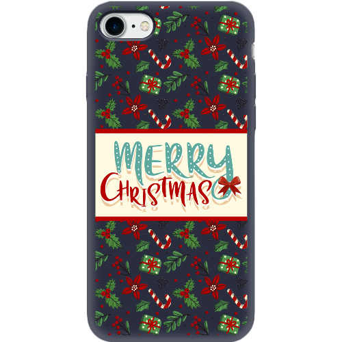 Чехол BoxFace Apple iPhone 7/8 SE  2020 Vintage Christmas Congratulation