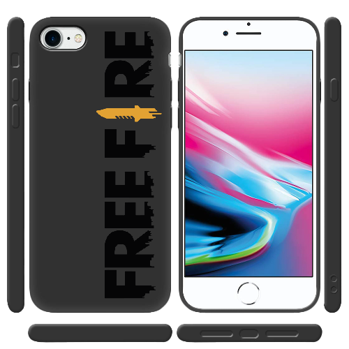 Чехол BoxFace Apple iPhone 7/8 SE  2020 Черный Free Fire