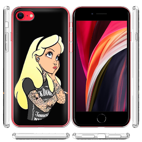 Чехол BoxFace Apple iPhone 7/8 SE  2020 Панк Алиса из страны чудес
