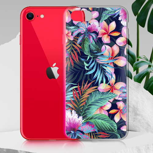 Чехол BoxFace Apple iPhone 7/8 SE  2020 flowers in the tropics