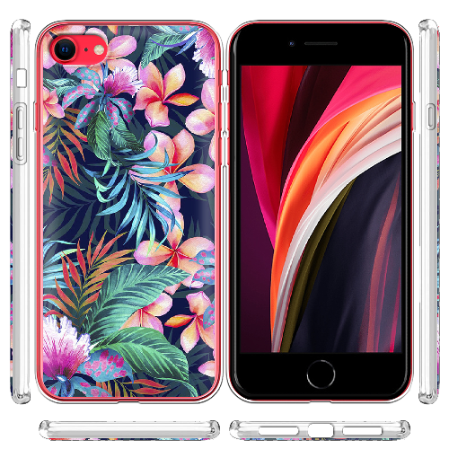 Чехол BoxFace Apple iPhone 7/8 SE  2020 flowers in the tropics