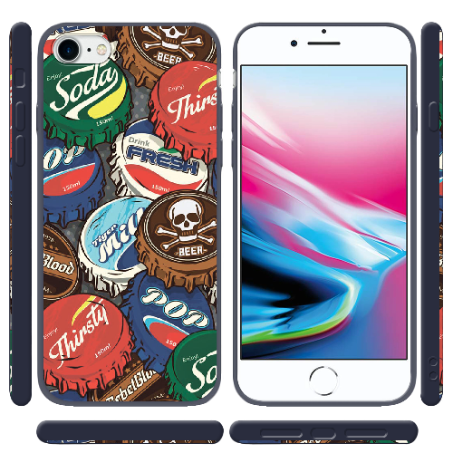 Чехол BoxFace Apple iPhone 7/8 SE  2020 Drink Lids