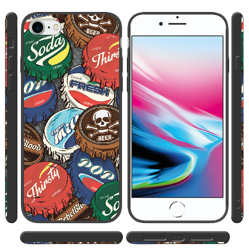 Чехол BoxFace Apple iPhone 7/8 SE  2020 Drink Lids