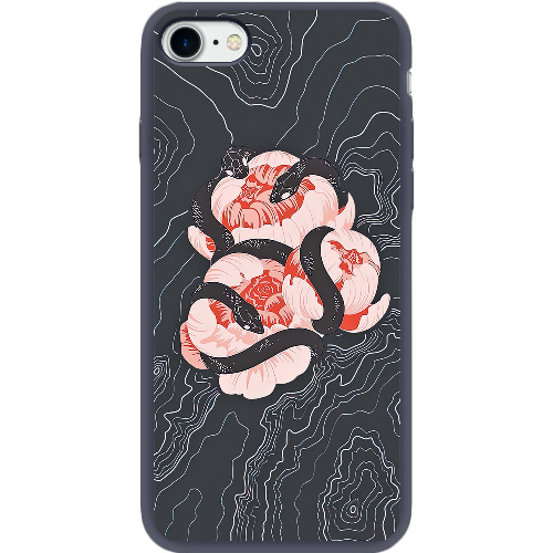 Чехол BoxFace Apple iPhone 7/8 SE  2020 Snake Rose