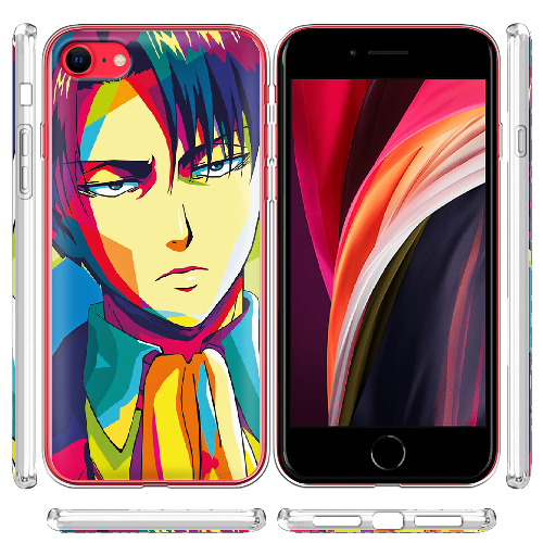 Чехол BoxFace Apple iPhone 7/8 SE  2020 Attack on titan Levi Anime Pop