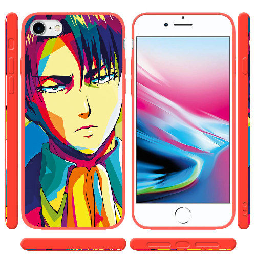 Чехол BoxFace Apple iPhone 7/8 SE  2020 Attack on titan Levi Anime Pop